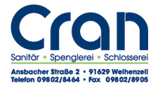 Cran - Bäder - Wärme - Spenglerei - Schlosserei - Weihenzell